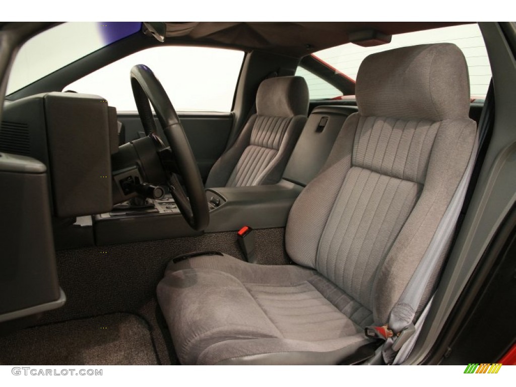 Gray Interior 1988 Pontiac Fiero GT Photo #103553907