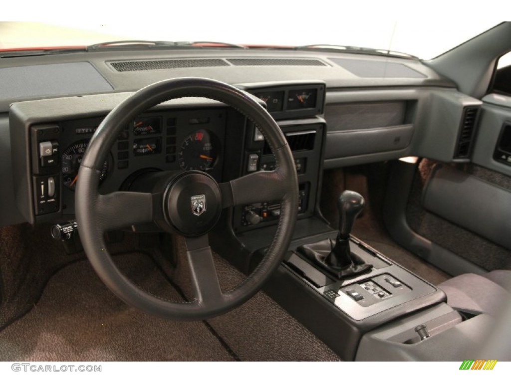 Gray Interior 1988 Pontiac Fiero GT Photo #103553970
