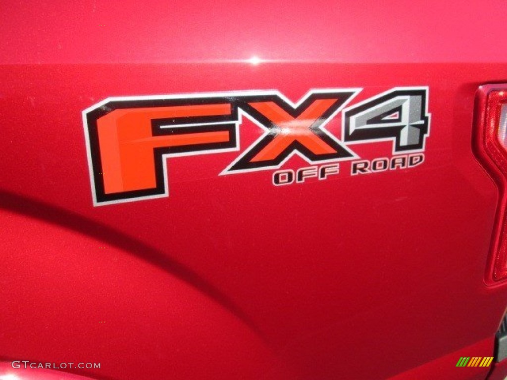 2015 F150 XLT SuperCrew 4x4 - Ruby Red Metallic / Black photo #16