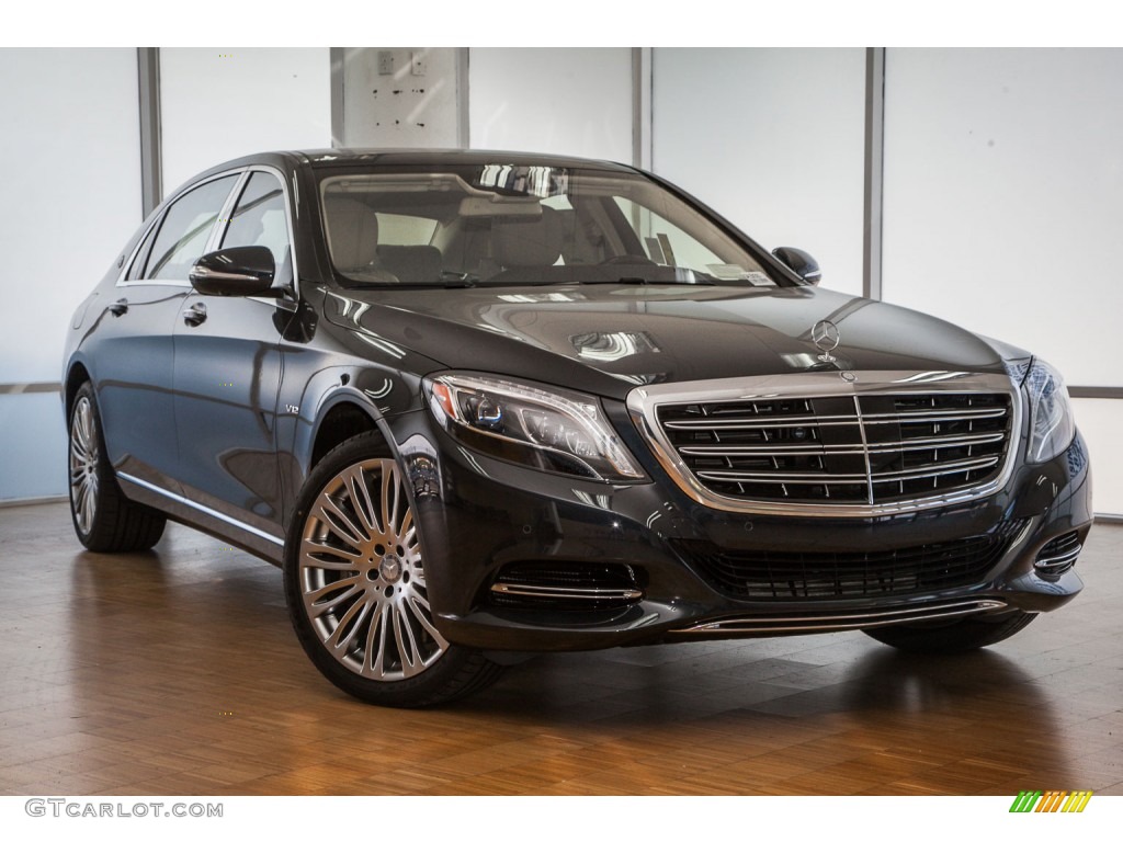 Anthracite Blue Metallic 2016 Mercedes-Benz S Mercedes-Maybach S600 Sedan Exterior Photo #103556130