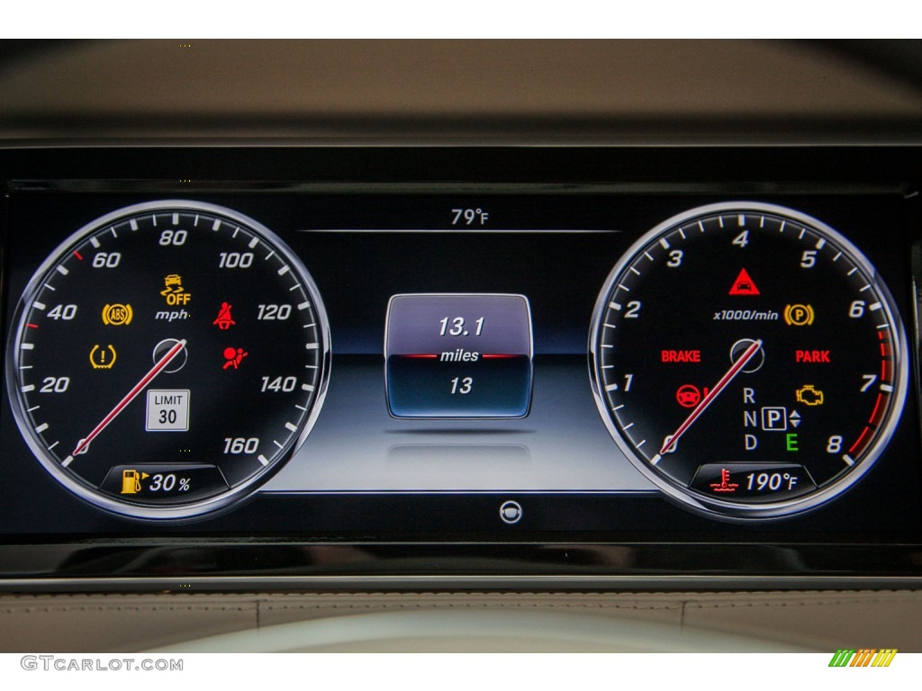 2016 Mercedes-Benz S Mercedes-Maybach S600 Sedan Gauges Photo #103556463