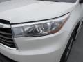 2015 Blizzard Pearl White Toyota Highlander XLE  photo #9