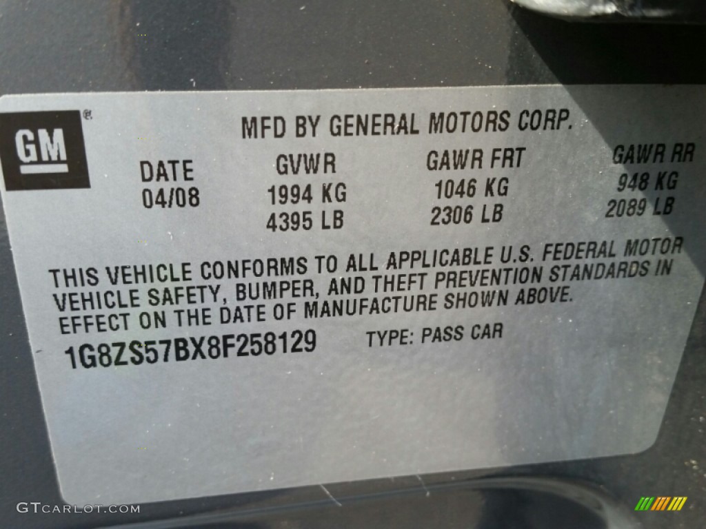 2008 Aura XE - Techno Gray / Gray photo #14