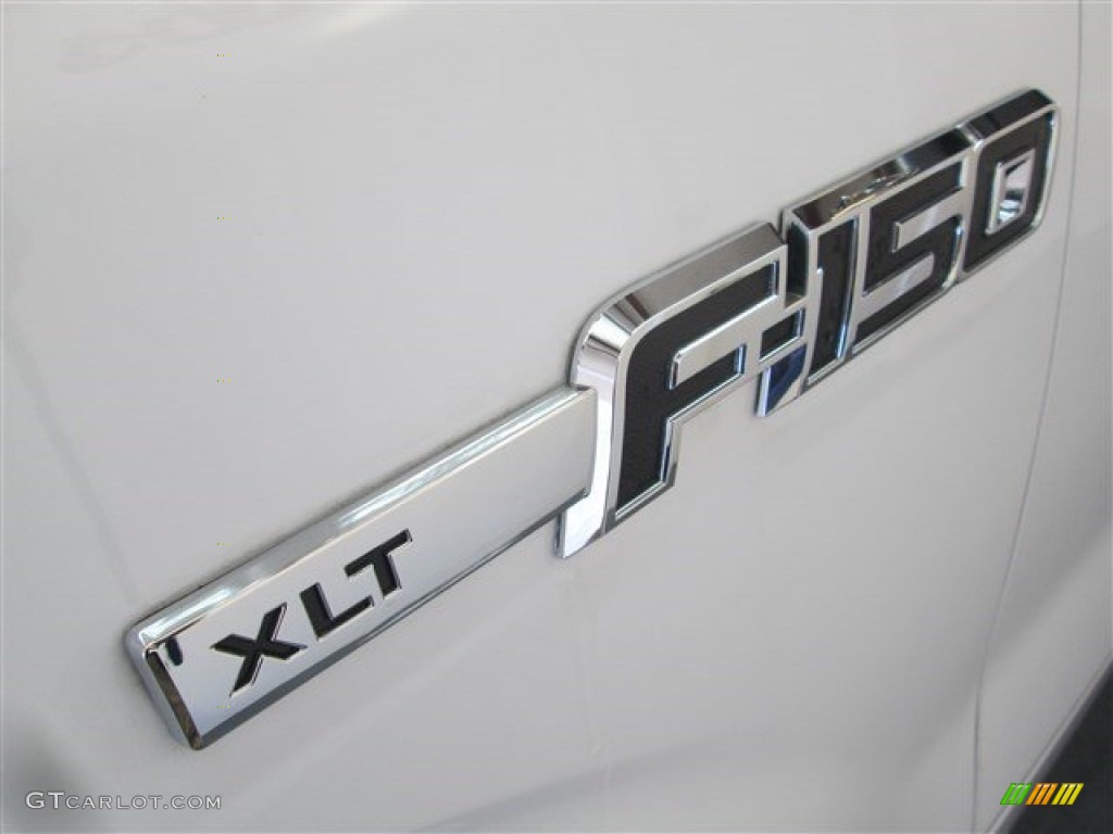 2014 F150 XLT SuperCrew - Oxford White / Steel Grey photo #4