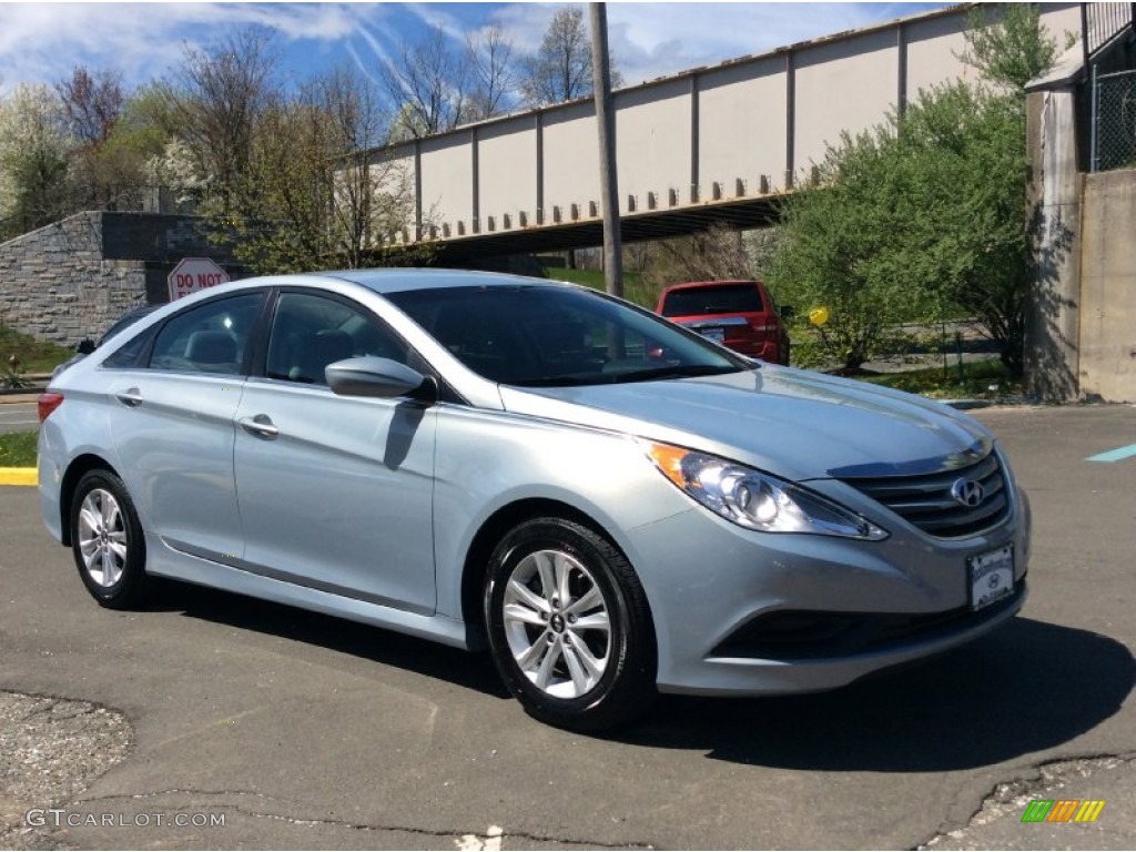 2014 Sonata GLS - Iridescent Silver Blue Pearl / Gray photo #3