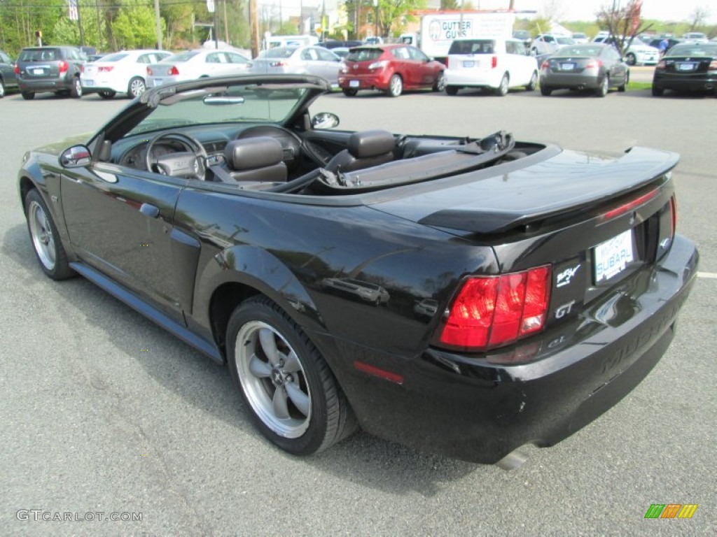 2002 Mustang GT Convertible - Black / Dark Charcoal photo #8