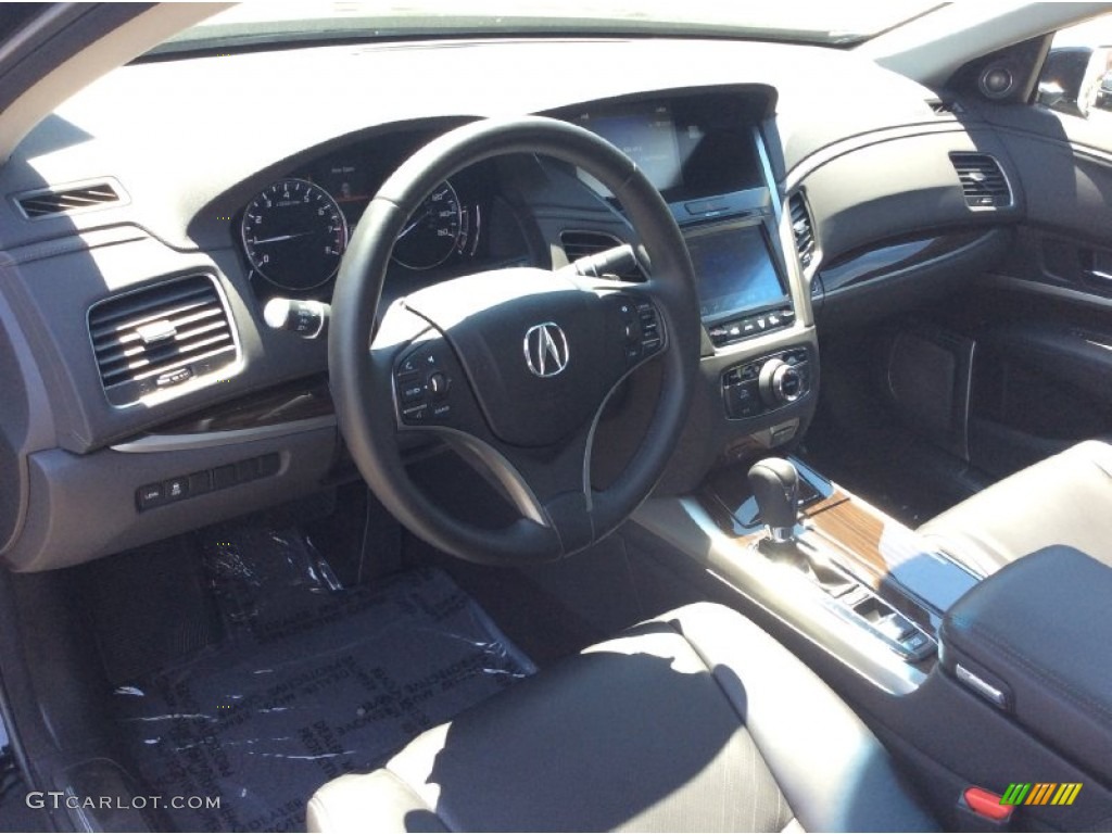 Ebony Interior 2014 Acura RLX Krell Audio Package Photo #103562267