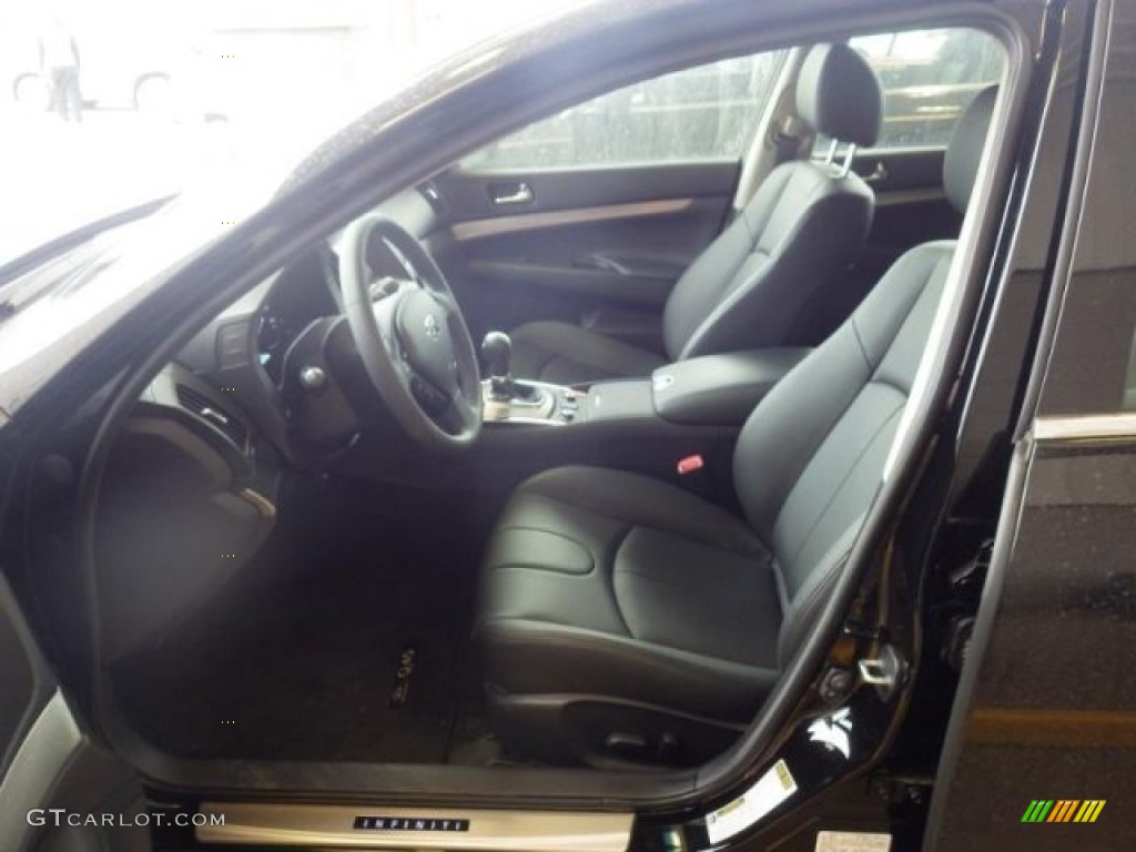 2015 Q40 AWD Sedan - Black Obsidian / Graphite photo #2