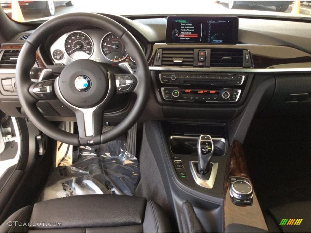2015 BMW 4 Series 428i xDrive Coupe Black Dashboard Photo #103564683