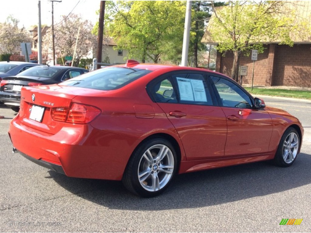 2015 3 Series 328d xDrive Sedan - Melbourne Red Metallic / Black photo #3