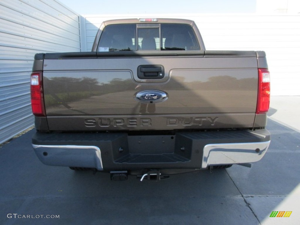 2015 F250 Super Duty Lariat Crew Cab 4x4 - Caribou / Black photo #5