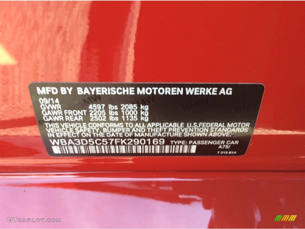 2015 3 Series 328d xDrive Sedan - Melbourne Red Metallic / Black photo #34
