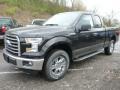 2015 Tuxedo Black Metallic Ford F150 XLT SuperCab 4x4  photo #5