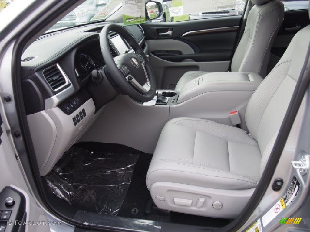 Ash Interior 2015 Toyota Highlander Hybrid Limited AWD Photo #103567707