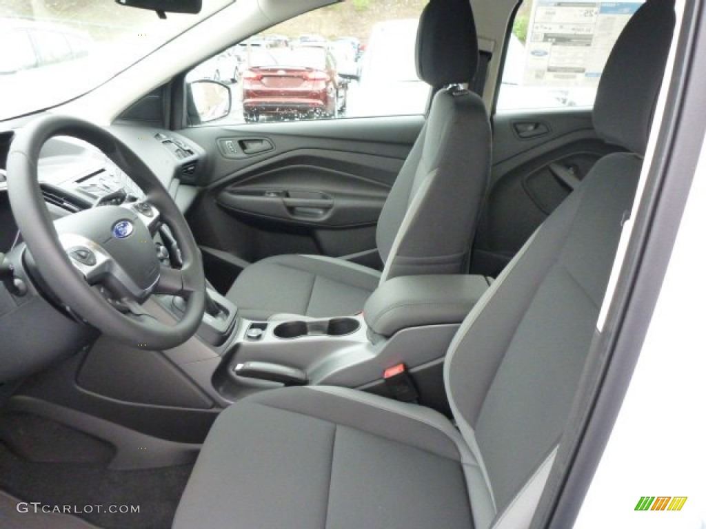 2015 Escape S - Oxford White / Charcoal Black photo #8