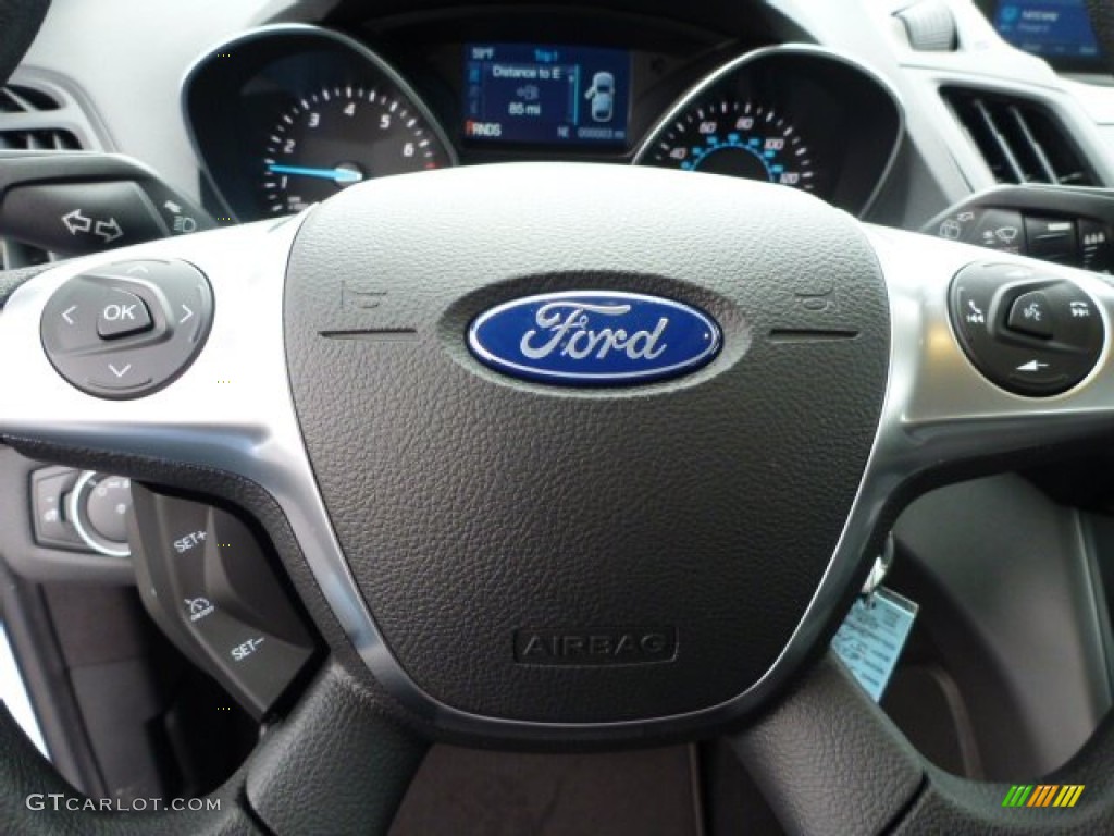 2015 Escape S - Oxford White / Charcoal Black photo #12