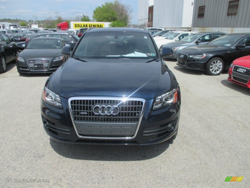2011 Q5 2.0T quattro - Deep Sea Blue Pearl Effect / Cinnamon Brown photo #11