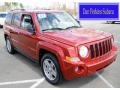 2007 Inferno Red Crystal Pearl Jeep Patriot Sport 4x4  photo #1