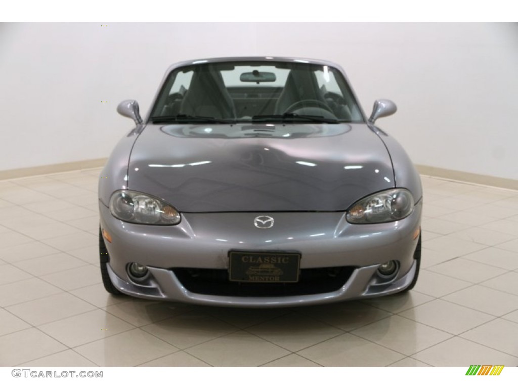 2004 MX-5 Miata MAZDASPEED Roadster - Titanium Gray Metallic / Black/Red photo #3