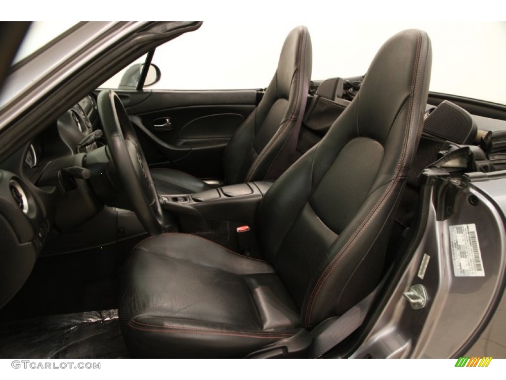2004 MX-5 Miata MAZDASPEED Roadster - Titanium Gray Metallic / Black/Red photo #6