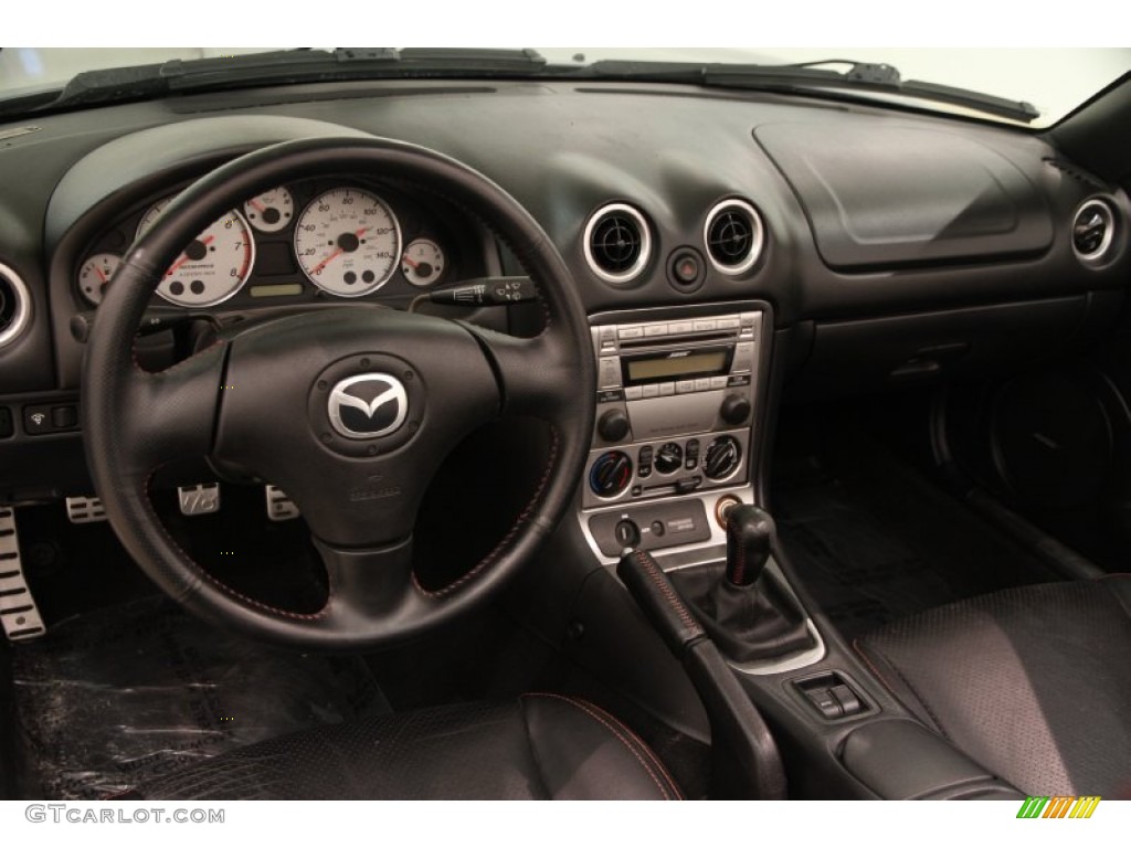 2004 MX-5 Miata MAZDASPEED Roadster - Titanium Gray Metallic / Black/Red photo #7