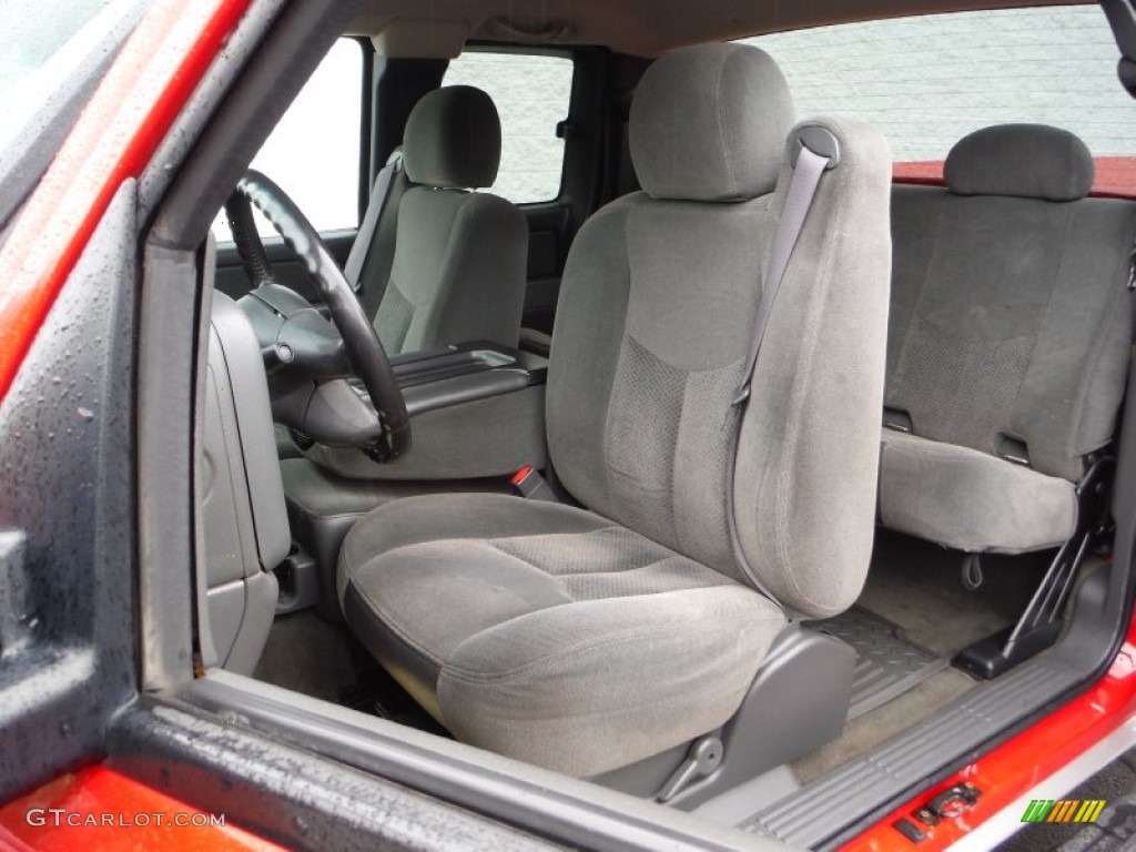 Medium Gray Interior 2005 Chevrolet Silverado 1500 LS Extended Cab 4x4 Photo #103572390