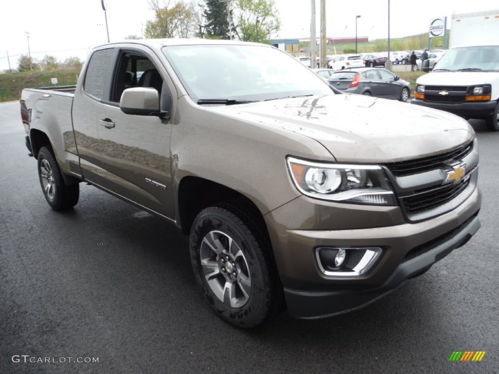 2015 Colorado Z71 Extended Cab 4WD - Brownstone Metallic / Jet Black photo #5