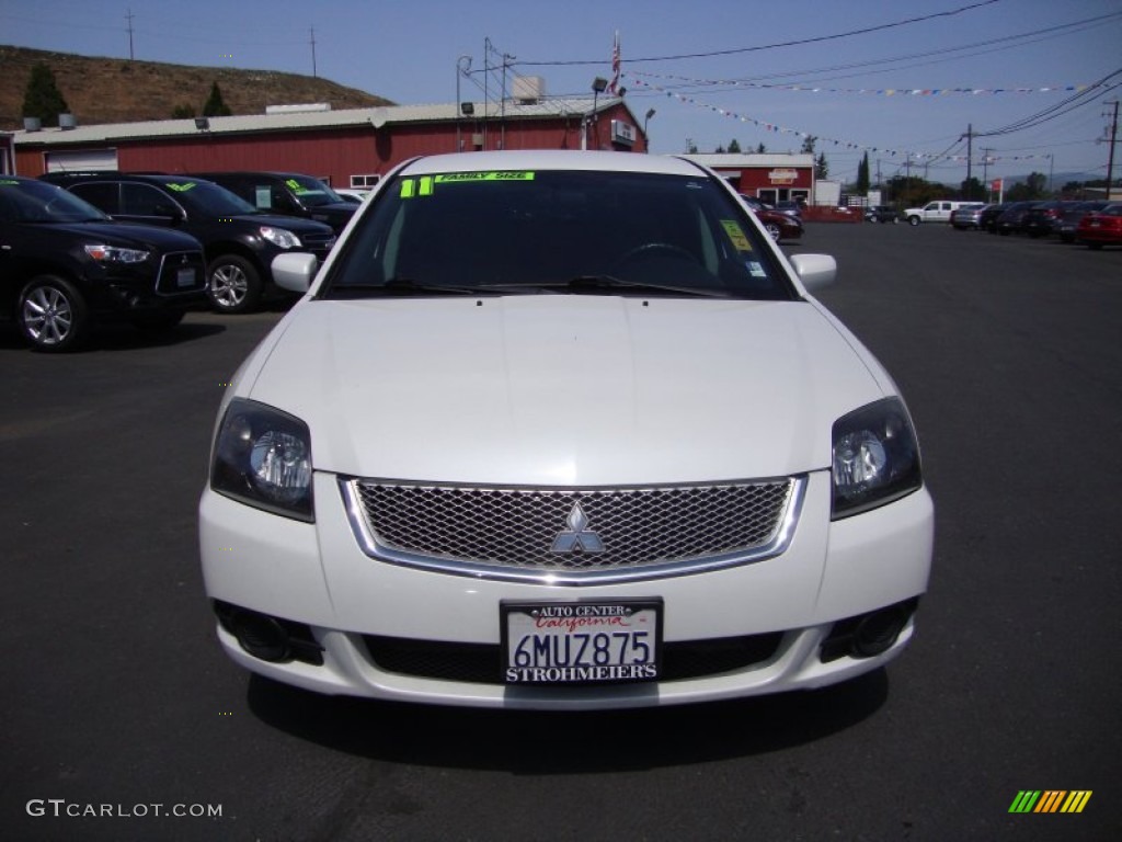 2011 Galant FE - White Pearl / Gray Sport photo #2