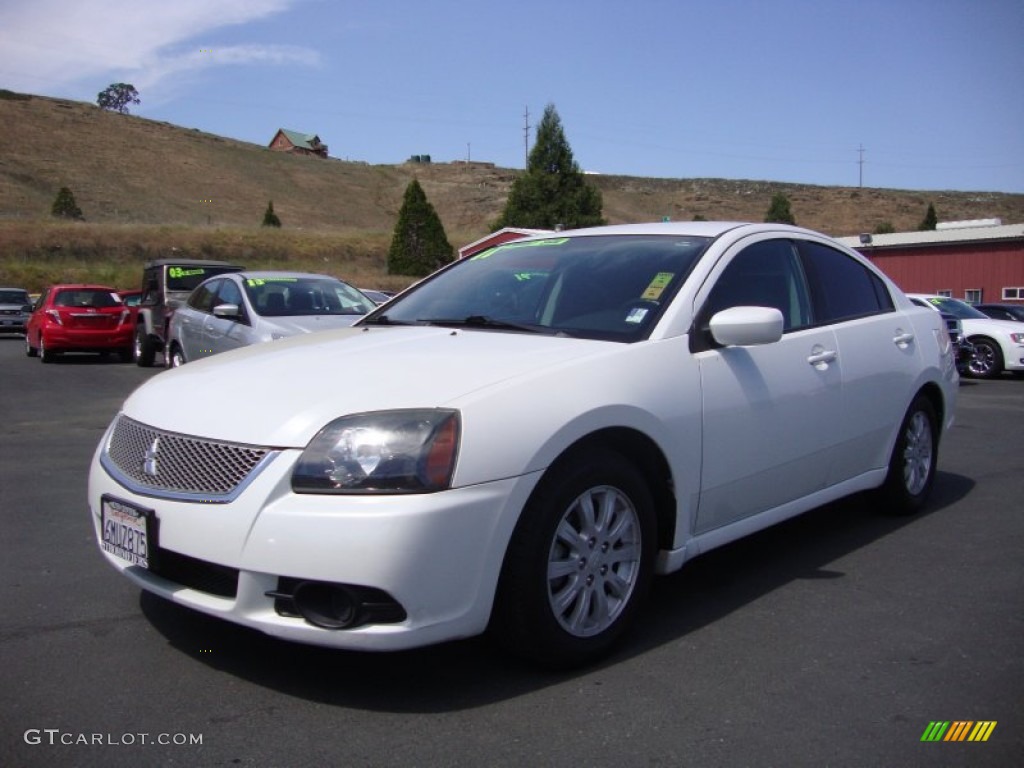 2011 Galant FE - White Pearl / Gray Sport photo #3