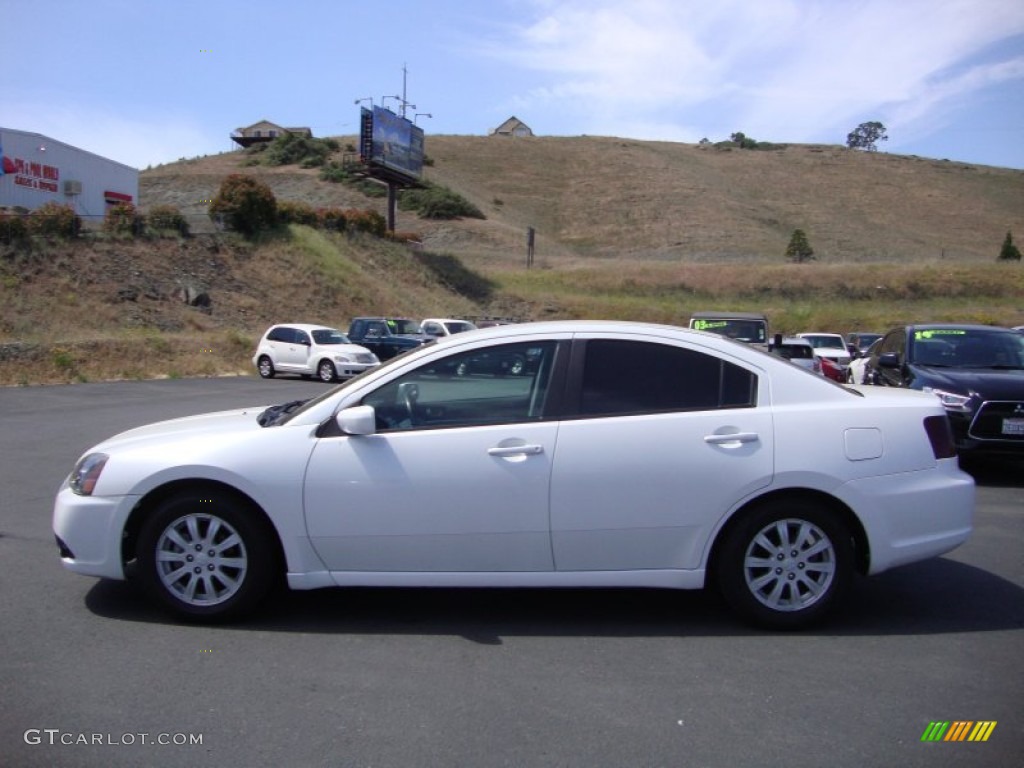 2011 Galant FE - White Pearl / Gray Sport photo #4