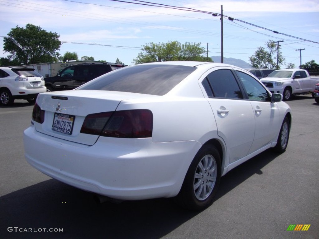 2011 Galant FE - White Pearl / Gray Sport photo #7