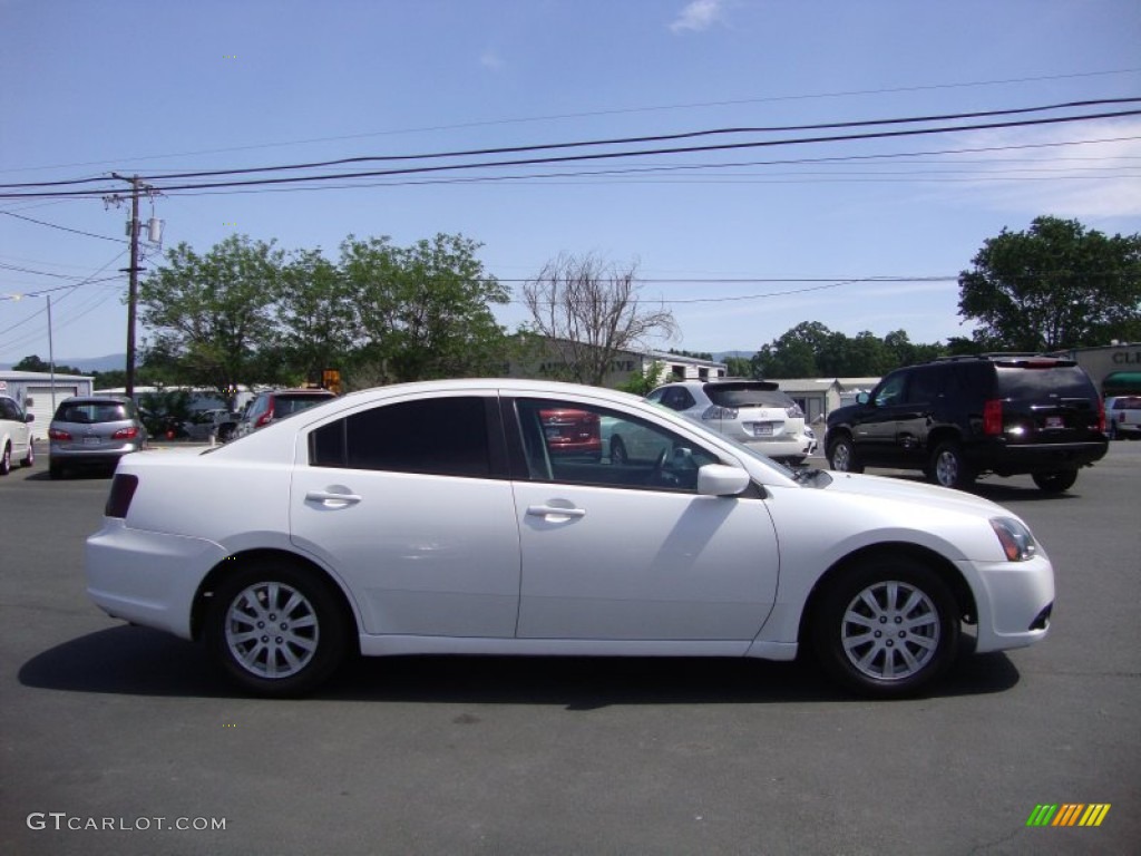 2011 Galant FE - White Pearl / Gray Sport photo #8