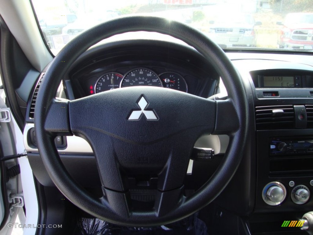 2011 Galant FE - White Pearl / Gray Sport photo #13