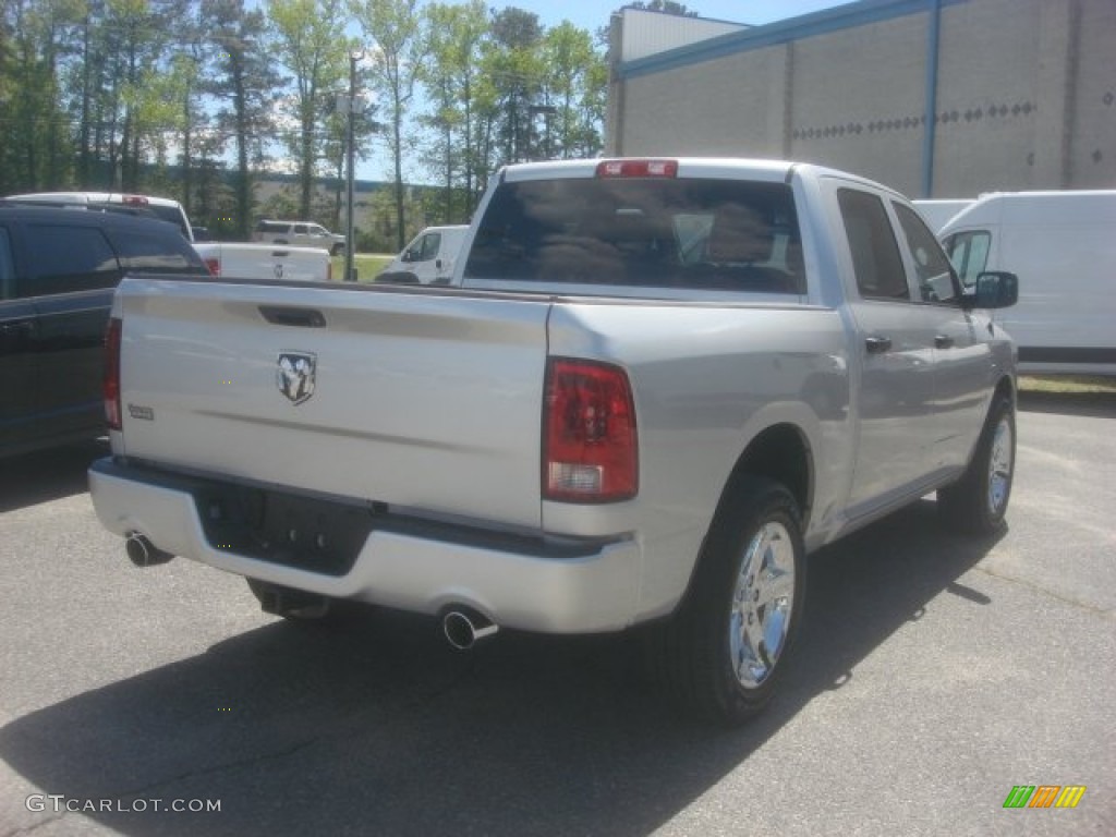 2014 1500 Express Crew Cab - Bright Silver Metallic / Black/Diesel Gray photo #13
