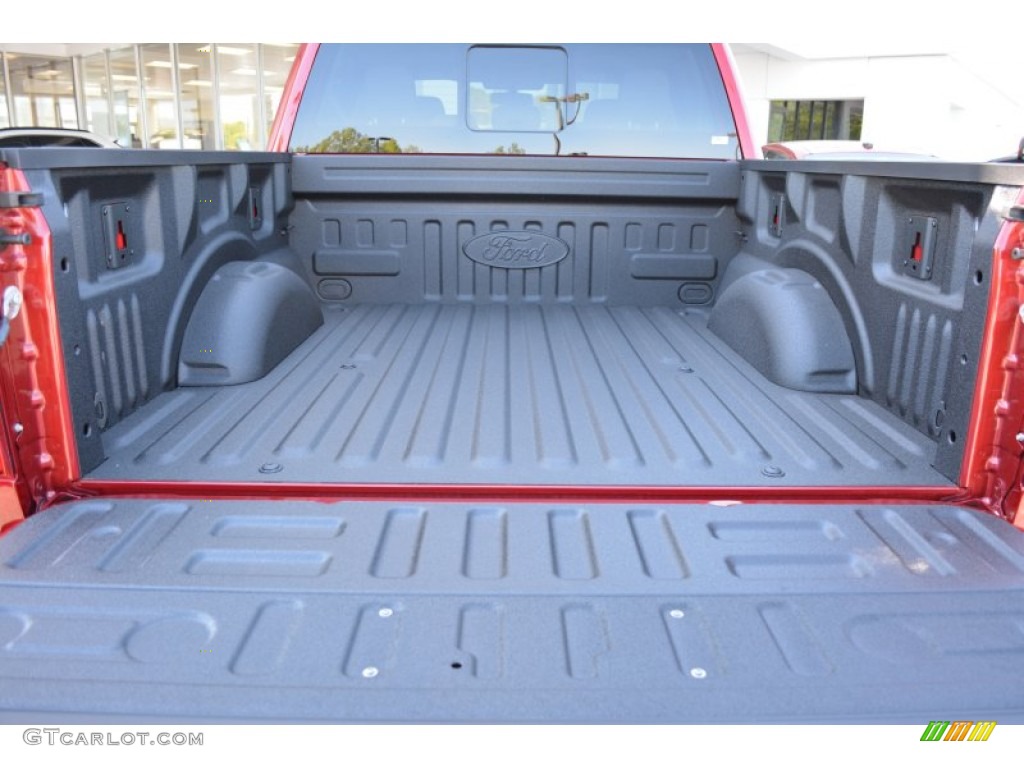 2015 F150 XLT SuperCrew 4x4 - Ruby Red Metallic / Medium Light Camel photo #7