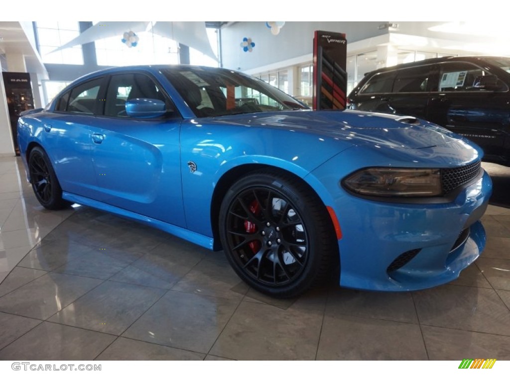 B5 Blue 2015 Dodge Charger SRT Hellcat Exterior Photo #103581951