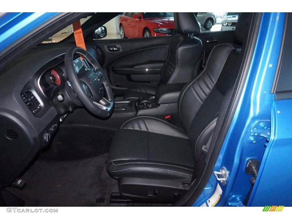 SRT Black/Alcantara Interior 2015 Dodge Charger SRT Hellcat Photo #103581983