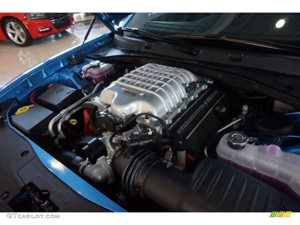 2015 Dodge Charger SRT Hellcat 6.2 Liter Supercharged HEMI SRT Hellcat OHV 16-Valve VVT V8 Engine Photo #103582032