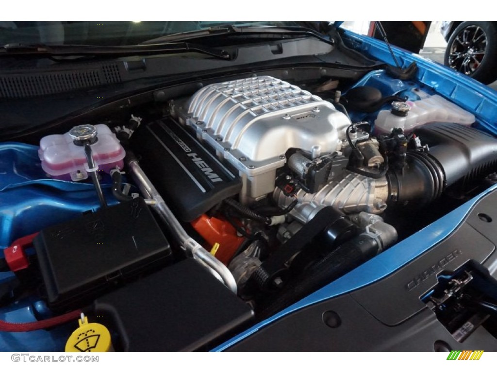 2015 Dodge Charger SRT Hellcat 6.2 Liter Supercharged HEMI SRT Hellcat OHV 16-Valve VVT V8 Engine Photo #103582047