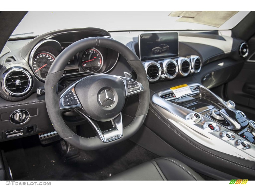 Black Interior 2016 Mercedes-Benz AMG GT S Coupe Photo #103583841
