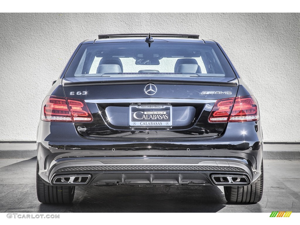 2015 E 63 AMG S 4Matic Sedan - Black / Black photo #3