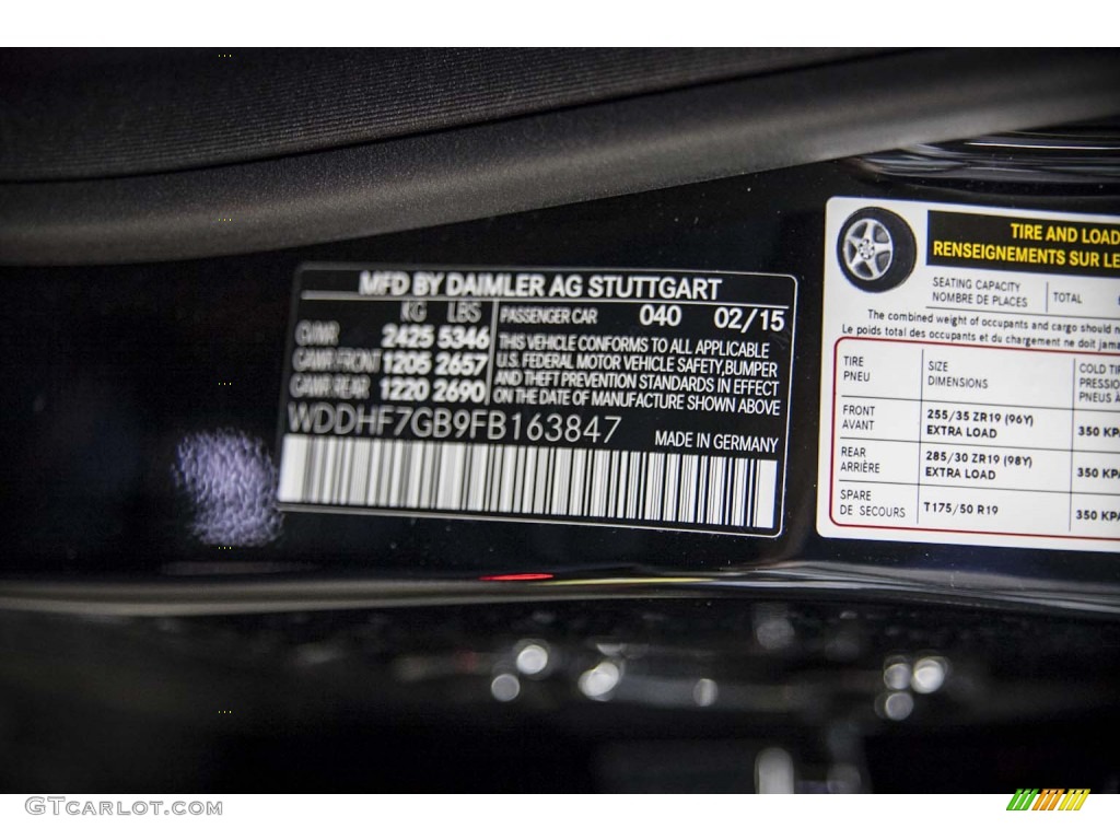 2015 Mercedes-Benz E 63 AMG S 4Matic Sedan Parts Photos