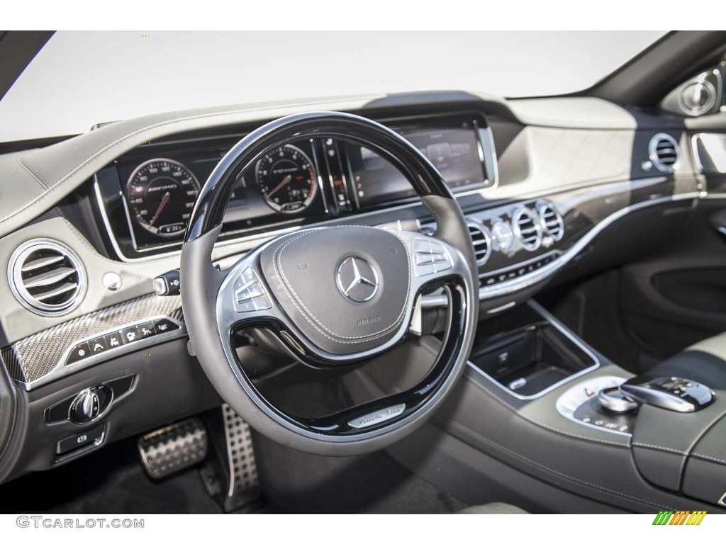 2015 Mercedes-Benz S 65 AMG Sedan Black Dashboard Photo #103584288
