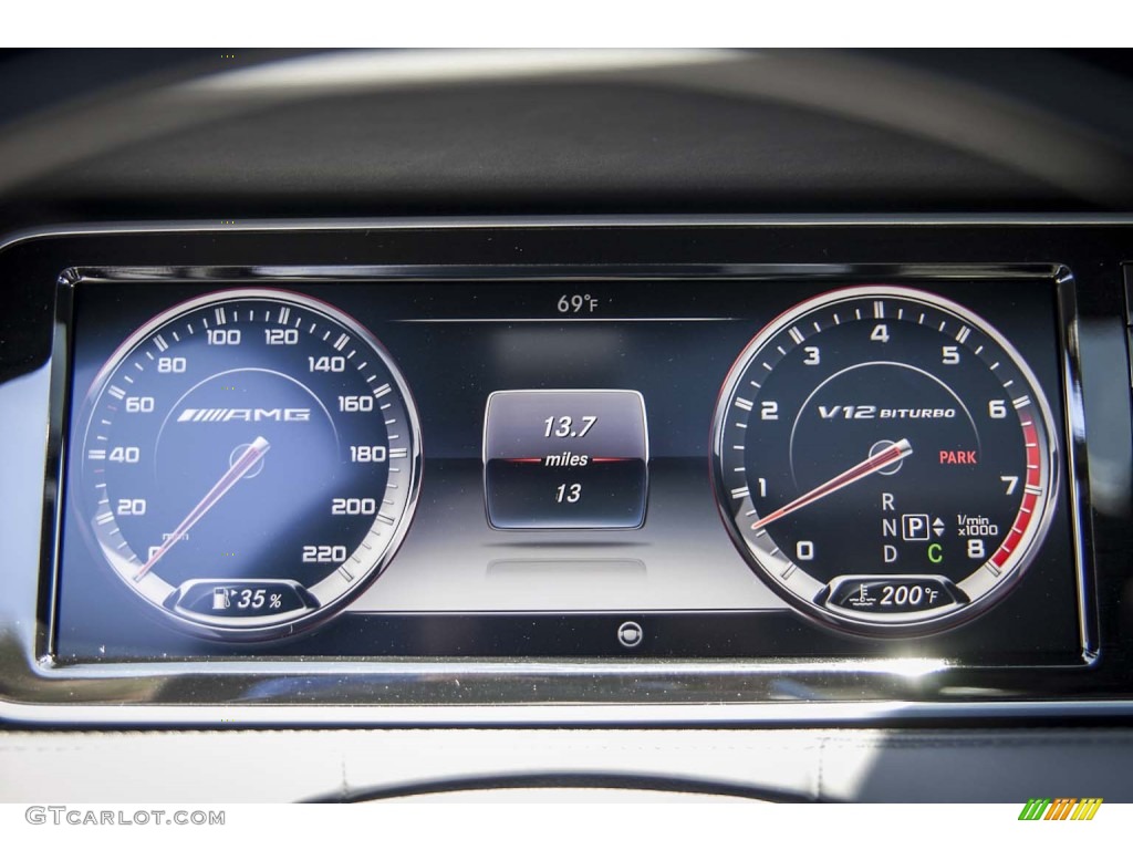 2015 Mercedes-Benz S 65 AMG Sedan Gauges Photos