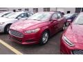 2015 Ruby Red Metallic Ford Fusion SE  photo #3