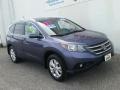 2012 Twilight Blue Metallic Honda CR-V EX-L 4WD  photo #8