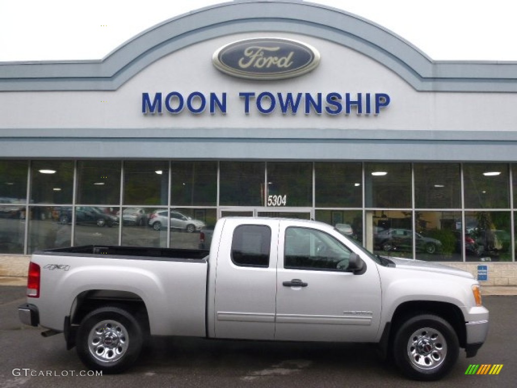 Pure Silver Metallic GMC Sierra 1500