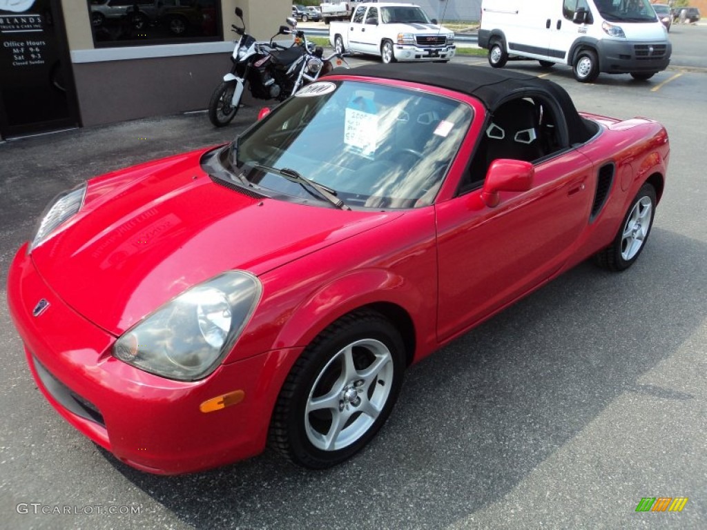 Absolutely Red 2000 Toyota MR2 Spyder Roadster Exterior Photo #103597781