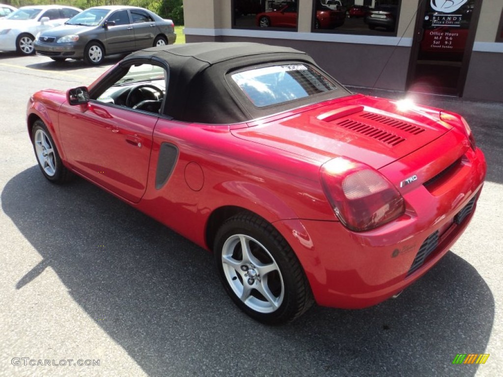 2000 MR2 Spyder Roadster - Absolutely Red / Black photo #2