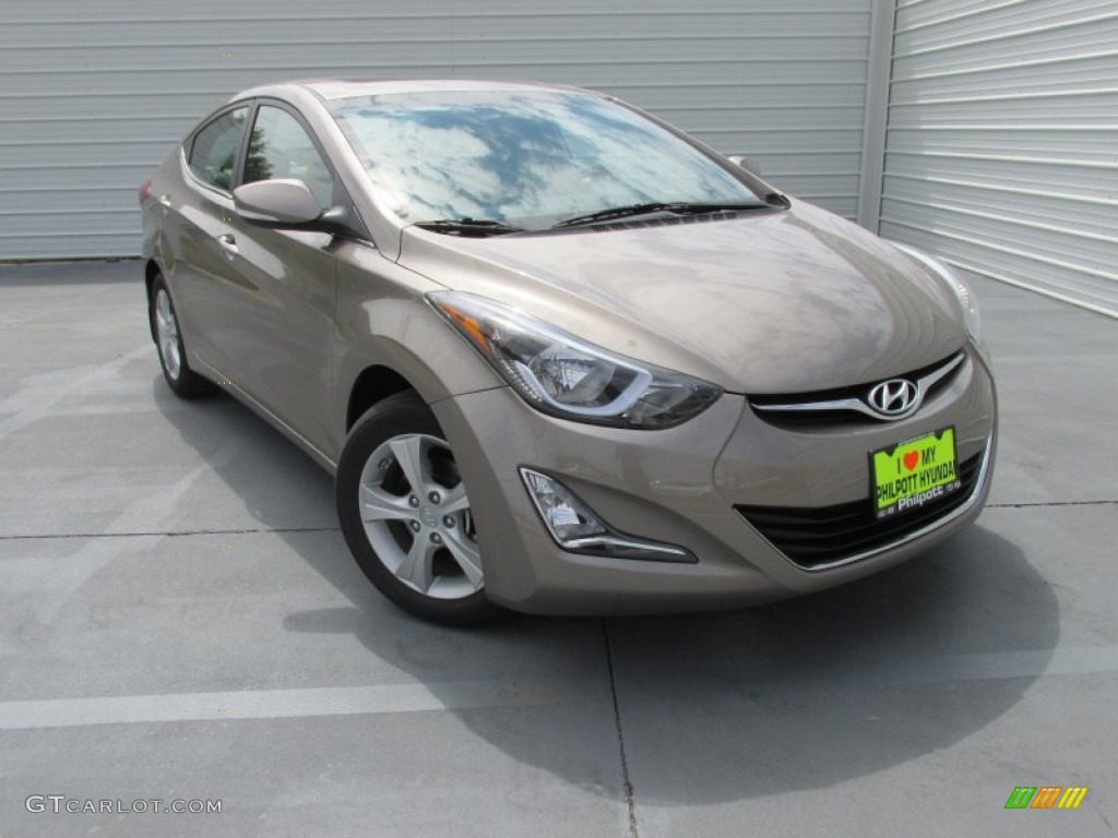 2016 Elantra Value Edition - Desert Bronze / Beige photo #2
